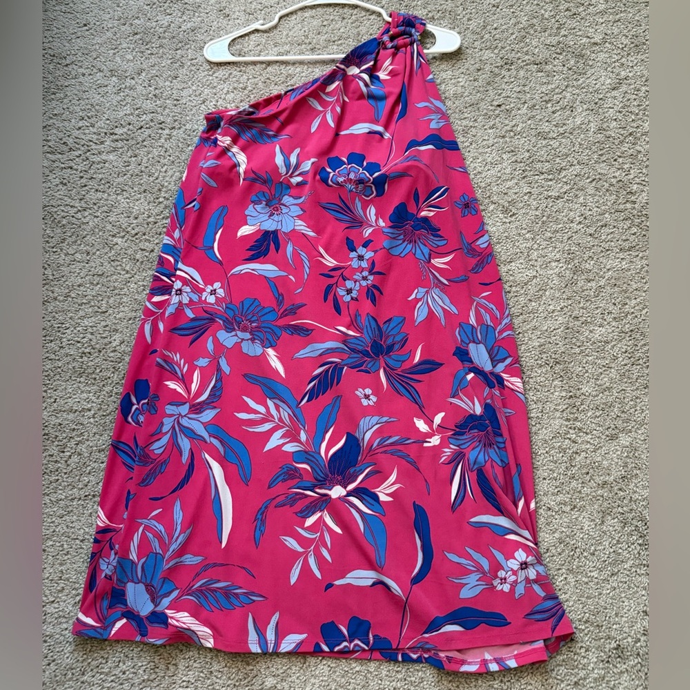 Tommy Bahama Pink and Blue Floral Top